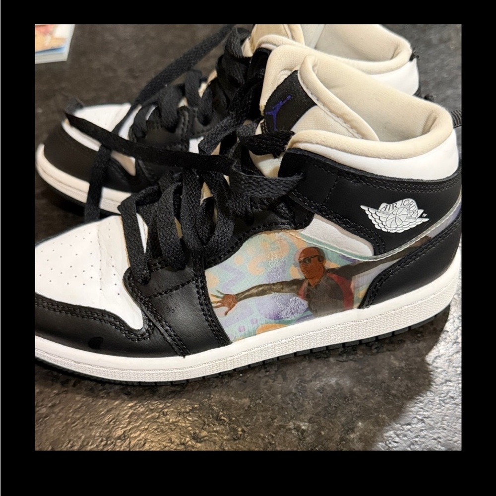 Jordan Kids Sneakers Cream and Black